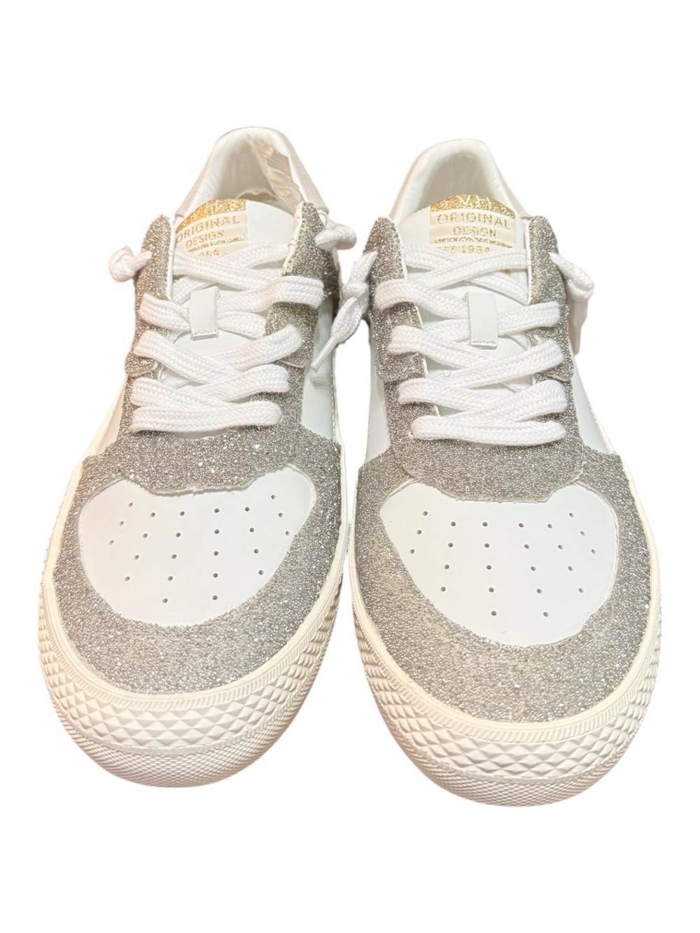 Vintage Havana Fast 6 Silver Rocky Glitter Sneakers Women’s Size 11 NIB